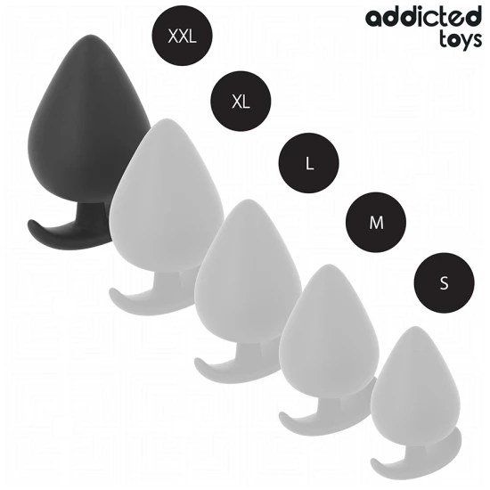 Plug anal din silicon, XXL, 11 cm