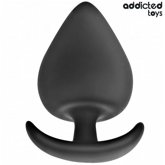 Plug anal din silicon, negru, M