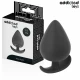 Plug anal din silicon, negru, mărimea S