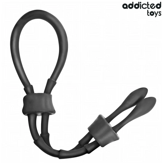 Frânghie ajustabilă din silicon pentru penis