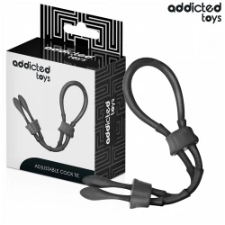 Frânghie ajustabilă din silicon pentru penis