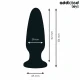 Plug anal, silicon cu strasuri, L, 12.6 cm