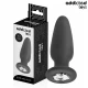 Plug anal, silicon cu strasuri, L, 12.6 cm