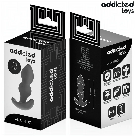 Dop Anal din Silicon, Dimensiune S, 10,3 cm