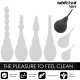 Anal Cleaner Travel din material flexibil, negru, mărimea L, 220 ml