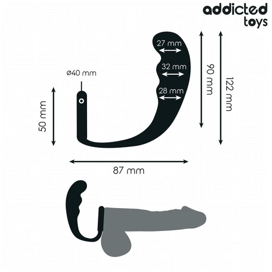 Plug anal cu inel, Model 4