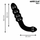 Dublu - Model pentru masaj anal din silicon, 16.5 cm