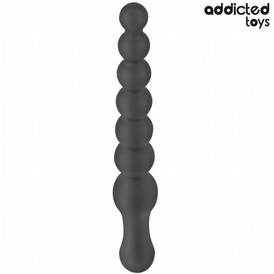 MASSAGER ANAL DUBLĂ - Model din silicon, 24 cm