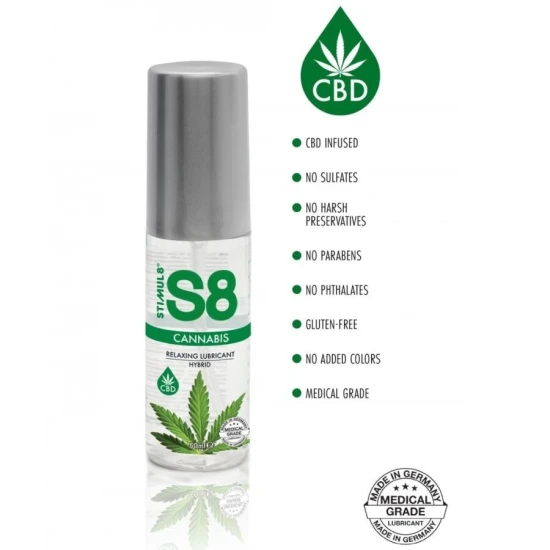 Lubrifiant hibrid Cannabis S8, 50 ml