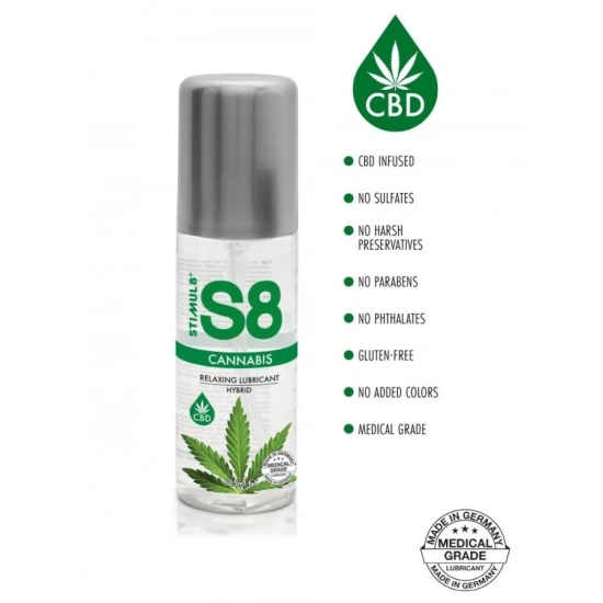 Lubrifiant hibrid Cannabis S8, 125 ml