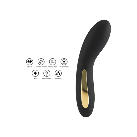 LUZ - Luminator vibrator tip G-spot, Negru