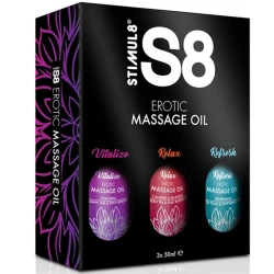 Ulei de masaj S8, set 3 x 50 ml