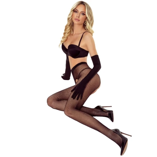 PASSION - Șosete tip Tights 1/2, Negru