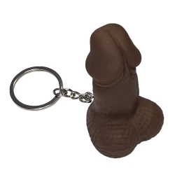 Breloc Muzical - Formă de Penis, Culoare Mulat, Mărime Unică