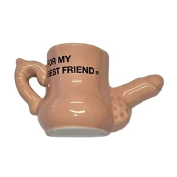 Cana ceramica magnet cu penis ridicat „Pentru cel mai bun prieten al meu”