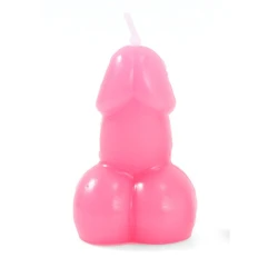 LUMÂNARE ÎN FORMĂ DE PENIS - Model, Roz Fucsia
