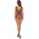 PASSION - Model Tip Bodystocking, Negru cu model tip grilaj