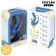 Vibrator Tip Triplu, Roz/Negru - Vibrator cu stimulare clitoridiană și anală