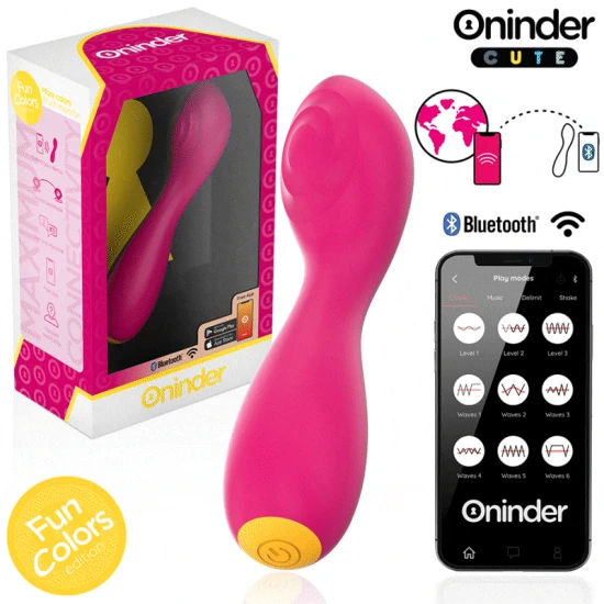 Vibrator Tip Love Buddy Master G-Spot, Roz închis cu bază galbenă