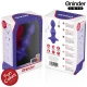 Dop Vibrant Anal Tip Model, Roz/Negru