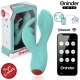 Vibrator tip iepure, Roz Turcoaz - Mod Tapping, 9 Moduri, Compatibil cu Aplicația ONINDER