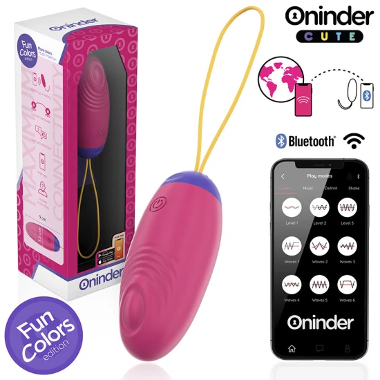 Oua Vibrante Tip Silicon, Roz/Mov/Verde/Galben, Negru