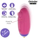 Oua Vibrante Tip Silicon, Roz/Mov/Verde/Galben, Negru