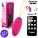 Oua Vibrante Tip Silicon, Roz/Mov/Verde/Galben, Negru