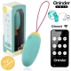 Ou Vibrator Rotativ cu Mărgele din Silicon, Roz/Mov - 9 Moduri de Vibrație