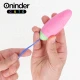 Ou din silicon vibrat/rotativ 360° - Roz/Mov - cu aplicație globală gratuită