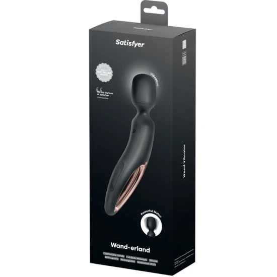 Masturbator Wand din silicon, negru, XXL