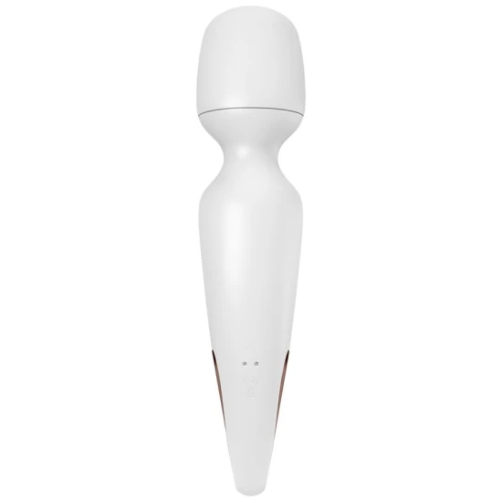 Vibrator Tip Baghetă Wand Erland, Vibrant, Alb