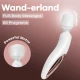 Vibrator Tip Baghetă Wand Erland, Vibrant, Alb