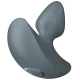 Vibrator tip plug anal pentru începători din silicon, negru, 7.5 cm