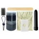 Kit penis cloner cu vibrații, Negru