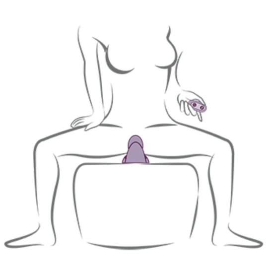 Vibrator tip scaun, Purple