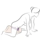 Vibrator tip scaun, Purple