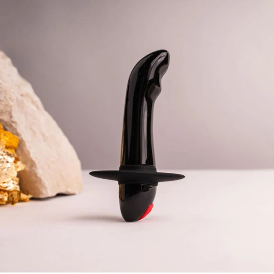 Vibrator Prostată Tip Bullet, Negru