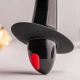 Vibrator Prostată Tip Bullet, Negru