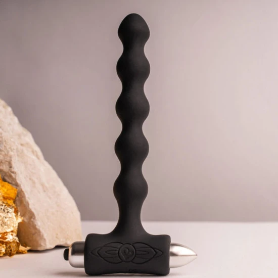Model: dop anal vibrator, Roz Negru