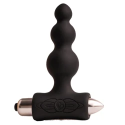 Petite Sensations Bubbles - Plug anal vibrator, Negru