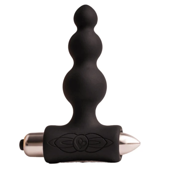 Petite Sensations Bubbles - Plug anal vibrator, Negru
