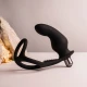 Plug anal cu inel pentru penis care vibrează, Roz