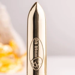 Vibrator Ro-80 Champagne, vibrant tip glonț, șampanie