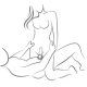 Inel masturbator Twist, Silicon, Negru