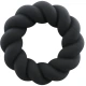 Inel masturbator Twist, Silicon, Negru