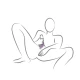 Inel penis vibrator, Negru