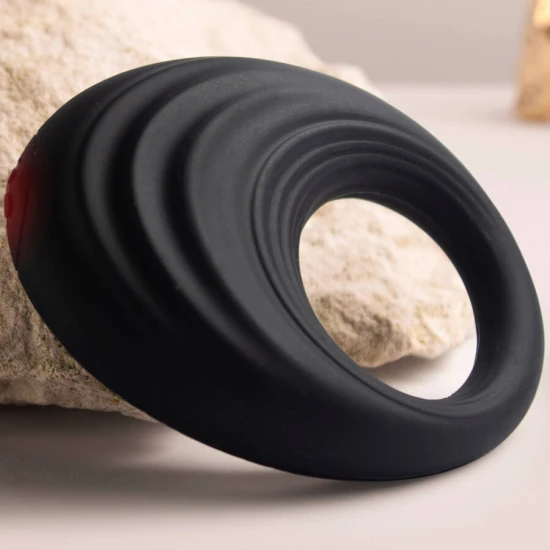 Inel penis vibrator, Negru