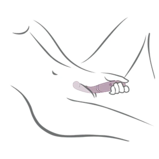 Vibrator dual G-spot și clitoris, Purple