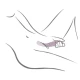 Vibrator dual G-spot și clitoris, Purple
